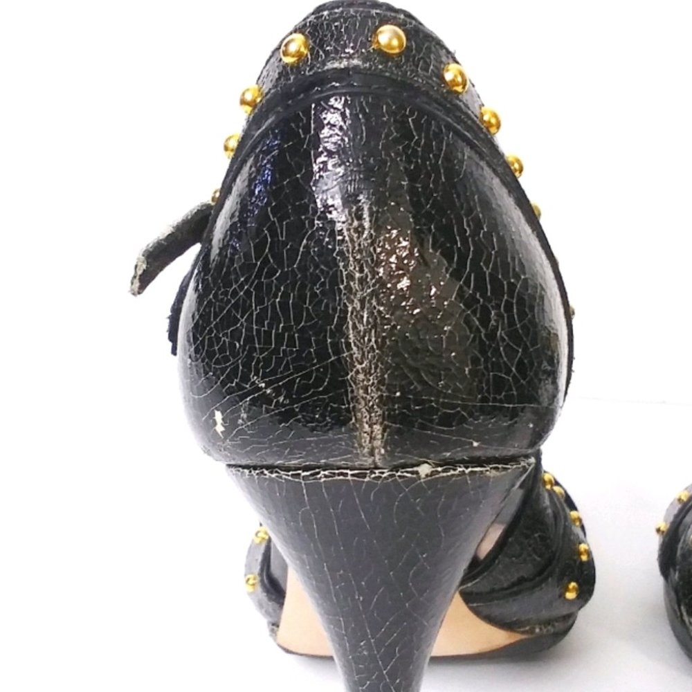 Miu Miu Black Studded Heels - Picture 10 of 16
